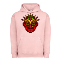 Pigment Salmon african masks 2 Urban Hoodie - BundleAndBundleShop