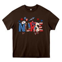 Chocolate Brown american nurse Heavy Core Tee - BundleAndBundleShop