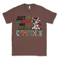 Chestnut just a girl who loves christmas Classic Tee - CowhideDigitalArt