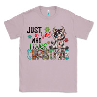 Lilac just a girl who loves christmas Classic Tee - CowhideDigitalArt