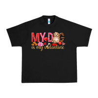 Black my dog is my valentine Urban Heavy Tee - NancyCooperArtShop