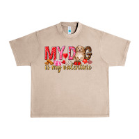 French Oak my dog is my valentine Urban Heavy Tee - NancyCooperArtShop