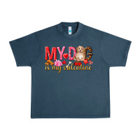 Midnight Navy my dog is my valentine Urban Heavy Tee - NancyCooperArtShop