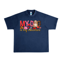 Navy my dog is my valentine Urban Heavy Tee - NancyCooperArtShop