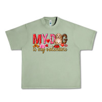 Oil Green my dog is my valentine Urban Heavy Tee - NancyCooperArtShop