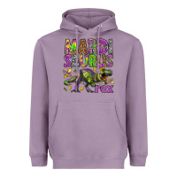 Lavender Mardi Saurus Rex Heavyweight Hoodie - HowdyJamesFarm