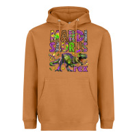 Meerkat Mardi Saurus Rex Heavyweight Hoodie - HowdyJamesFarm