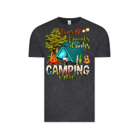 Vintage Black fires friends drinks camping crew Vintage Tee - NancyCooperArtShop