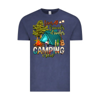 Vintage Denim fires friends drinks camping crew Vintage Tee - NancyCooperArtShop