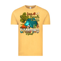Vintage Mustard fires friends drinks camping crew Vintage Tee - NancyCooperArtShop