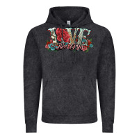 Vintage Black love like jesus roses Vintage Hoodie - NancyCooperArtShop