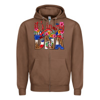 Chestnut its in my dna dominican republic Zipper Hoodie - texasbilliewilder