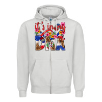 Dove Grey its in my dna dominican republic Zipper Hoodie - texasbilliewilder