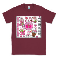 Burgundy christmas vibes coffee Classic Tee - MaliasSmallBusiness