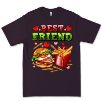 Plum best friend hamburger potatoes Premium Tee - AdoDesignShop
