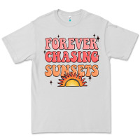 Dove Grey forever chasing sunsets Premium Tee - JahusDesignShop