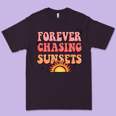 Forever Chasing Sunsets Premium Tee Designed By Jahusdesignshop