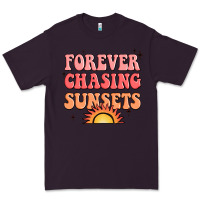 Plum forever chasing sunsets Premium Tee - JahusDesignShop