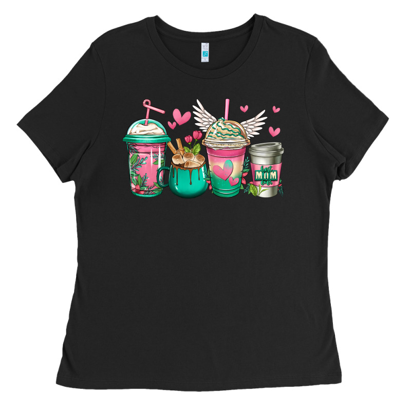 Best Mom Ever Mothers Day Coffee Cups Ladies Tee by Jasminsmagicworld | Teevron
