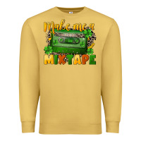 Antique Gold Make me a mixtape St. Patrick's Day Premium Sweatshirt - CowGirlArtShop