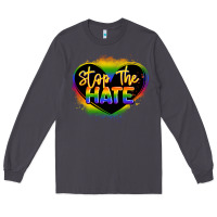 Smoke stop the hate pride lgbtq heart Long Sleeve Tee - LillyAllenDesigns