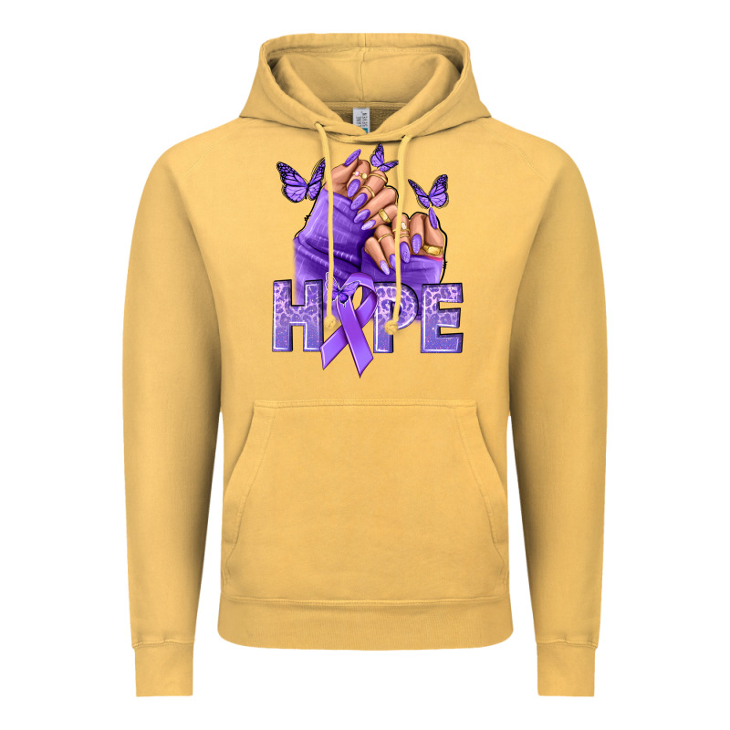 Hope All Cancers Nails Vintage Hoodie by NancyCooperArtShop | Teevron