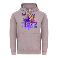 Vintage Zinc Hope all Cancers nails Vintage Hoodie - NancyCooperArtShop