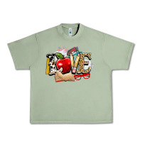 Oil Green teacher school love Urban Heavy Tee - NancyCooperArtShop