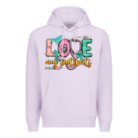 Lilac Love my patients Premium Hoodie - CowGirlArtShop
