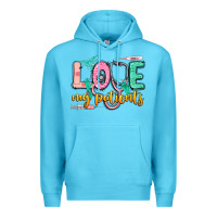 Ocean Blue Love my patients Premium Hoodie - CowGirlArtShop