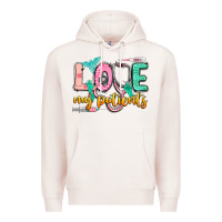 Pale Pink Love my patients Premium Hoodie - CowGirlArtShop