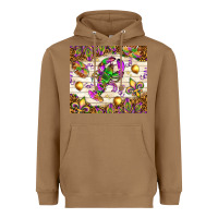 Toasted Coconut Mardi Gras with crab tumbler Heavyweight Hoodie - HowdyJamesFarm