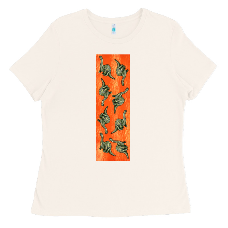 Dinosaur Brontosaurus Pen Wrap Ladies Tee by Artiststas | Teevron