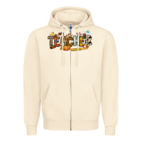 Sandshell Fall Teacher Zipper Hoodie - NancyCooperArtShop