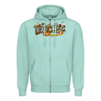 Seafoam Fall Teacher Zipper Hoodie - NancyCooperArtShop