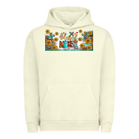 Pigment Pistachio blessed nurse libbey glass Urban Hoodie - BundleAndBundleShop