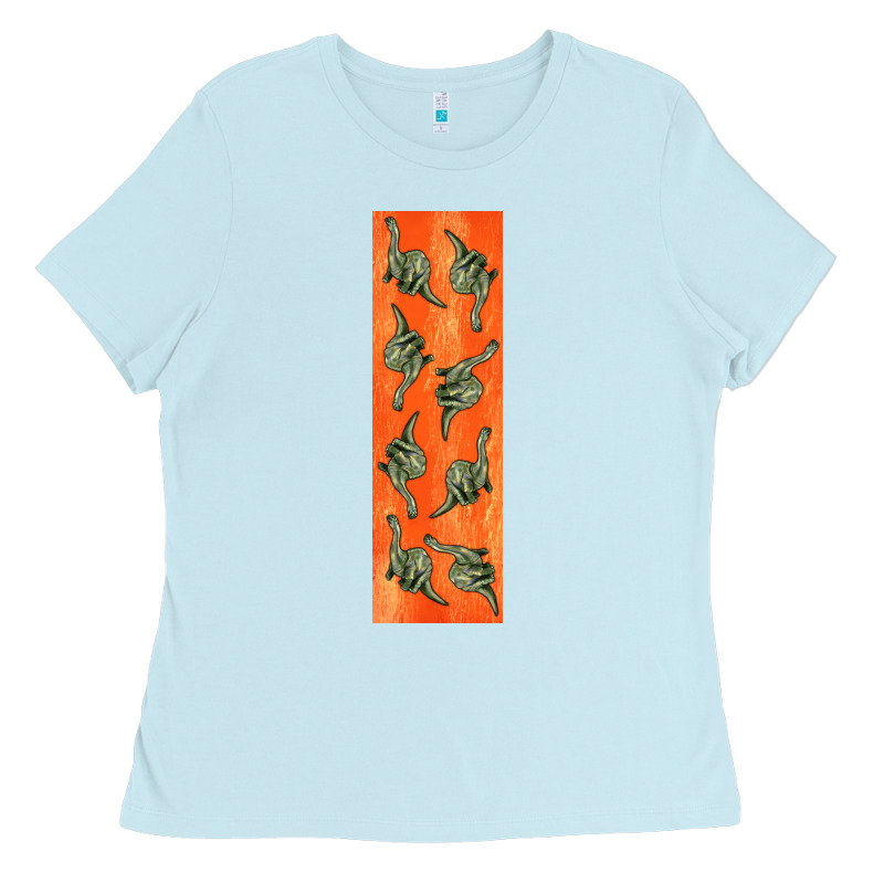 Dinosaur Brontosaurus Pen Wrap Ladies Tee by Artiststas | Teevron