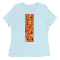 Baby Blue dinosaur brontosaurus pen wrap Ladies Tee - Artiststas