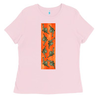 Bubblegum Pink dinosaur brontosaurus pen wrap Ladies Tee - Artiststas