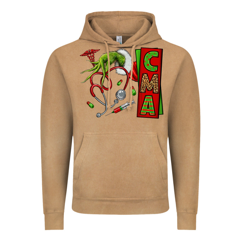 Grinch Hand Cma Nurse Vintage Hoodie by NancyCooperArtShop | Teevron