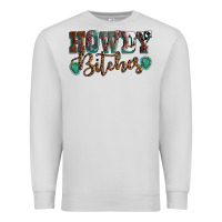 Dove Grey Howdy bitches mother's day Premium Sweatshirt - HowdyJamesFarm
