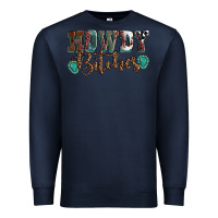 Navy Howdy bitches mother's day Premium Sweatshirt - HowdyJamesFarm