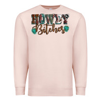 Pale Pink Howdy bitches mother's day Premium Sweatshirt - HowdyJamesFarm