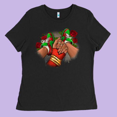 Latina Mexican Ladies Tee Designed By Ranaportraitstore