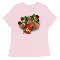 Bubblegum Pink Latina Mexican Ladies Tee - RanaPortraitStore