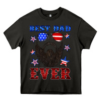 Asphalt best dad ever american flag Heavy Core Tee - Artiststas