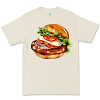 Bone American hamburger Premium Tee - AdoDesignShop