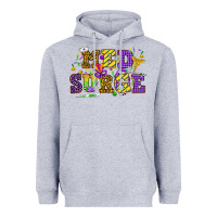 Heather Grey Mardi Gras Med Surge Heavyweight Hoodie - HowdyJamesFarm