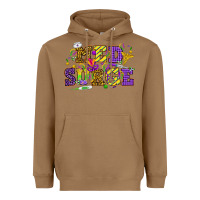Toasted Coconut Mardi Gras Med Surge Heavyweight Hoodie - HowdyJamesFarm