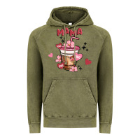 Vintage Olive mama coffee cups Vintage Hoodie - MaliasSmallBusiness